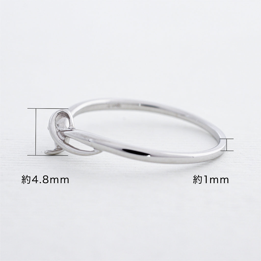 【空枠】2.5mm丸 0.07ct リング | wk32093