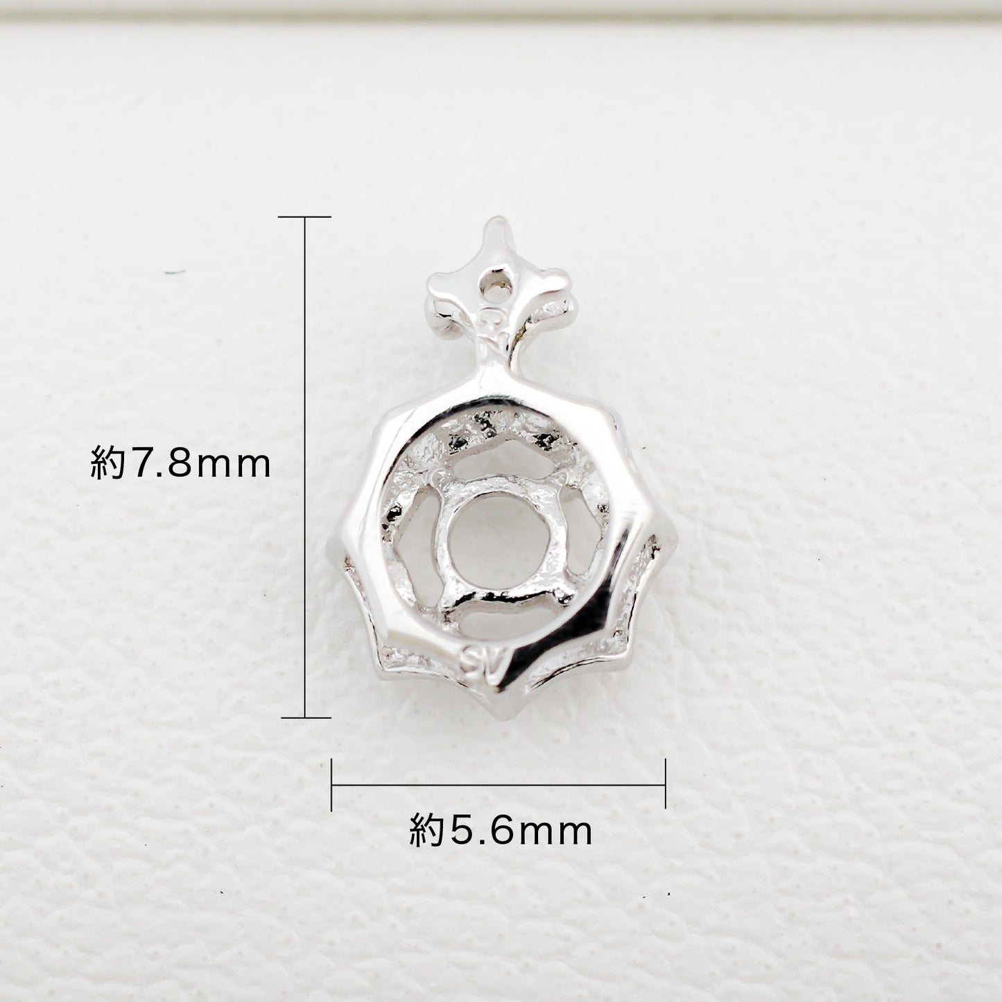 【空枠】2.3mm丸 0.05ct ペンダント | wk51775