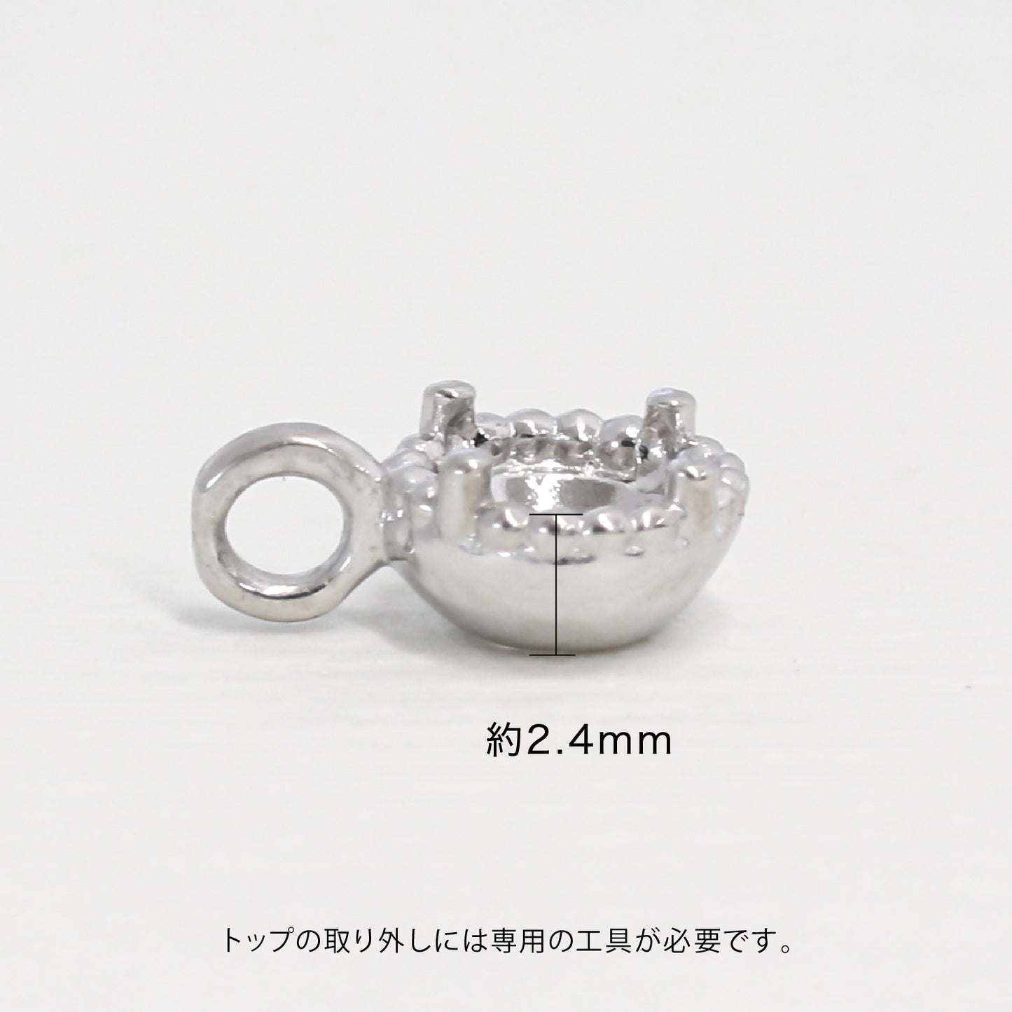 【空枠】3.0mm丸 0.10ct ペンダント | wkco-3