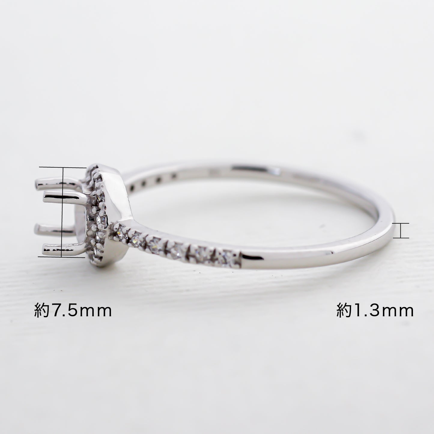 【空枠】4.0mm丸 0.25ct リング | wkcor-181