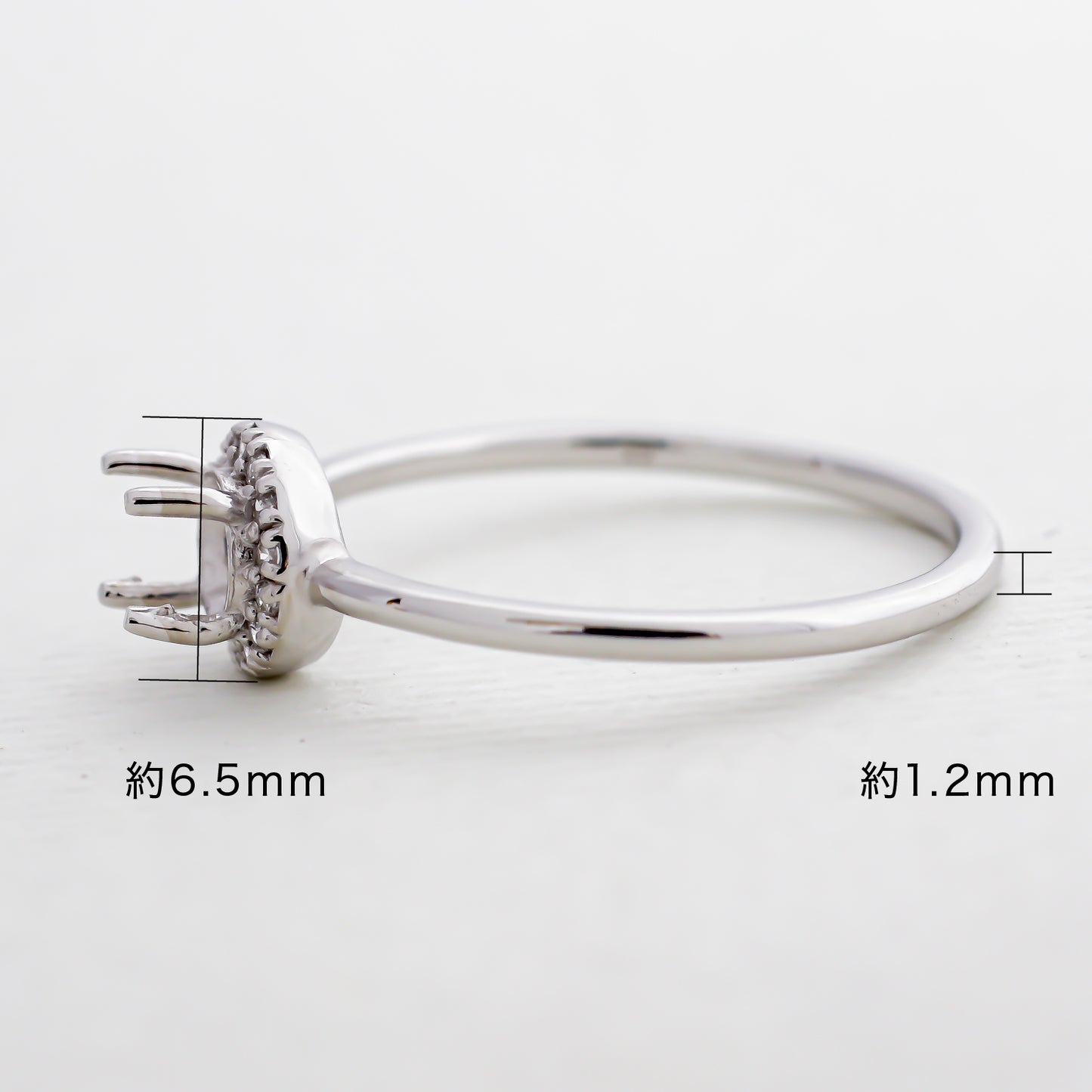 【空枠】4.0mm丸 0.25ct リング | wkcor-187