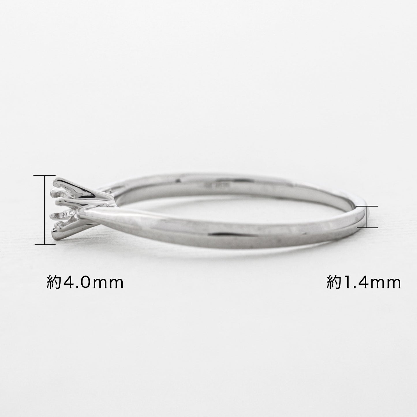 【空枠】3.0mm丸 0.10ct リング | wk30445