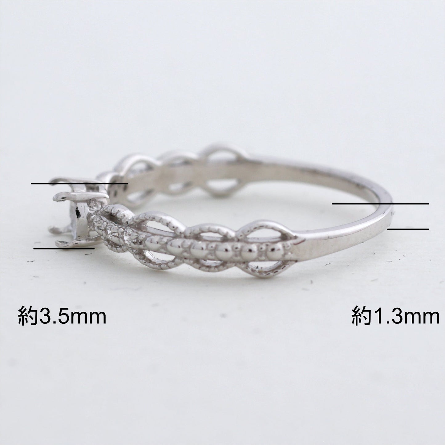 【空枠】4.0mm丸 リング | wk35641