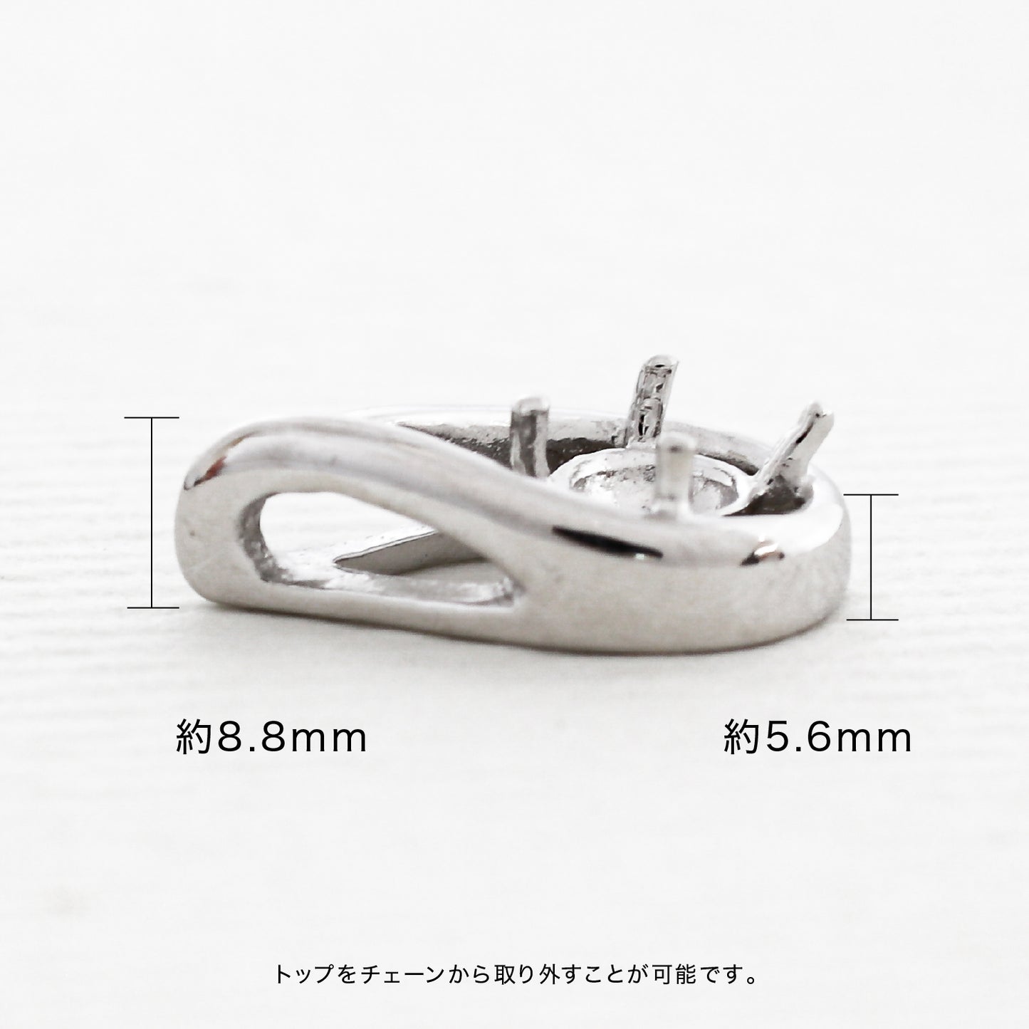 【空枠】3.0mm丸 0.10ct ペンダント | wk50904