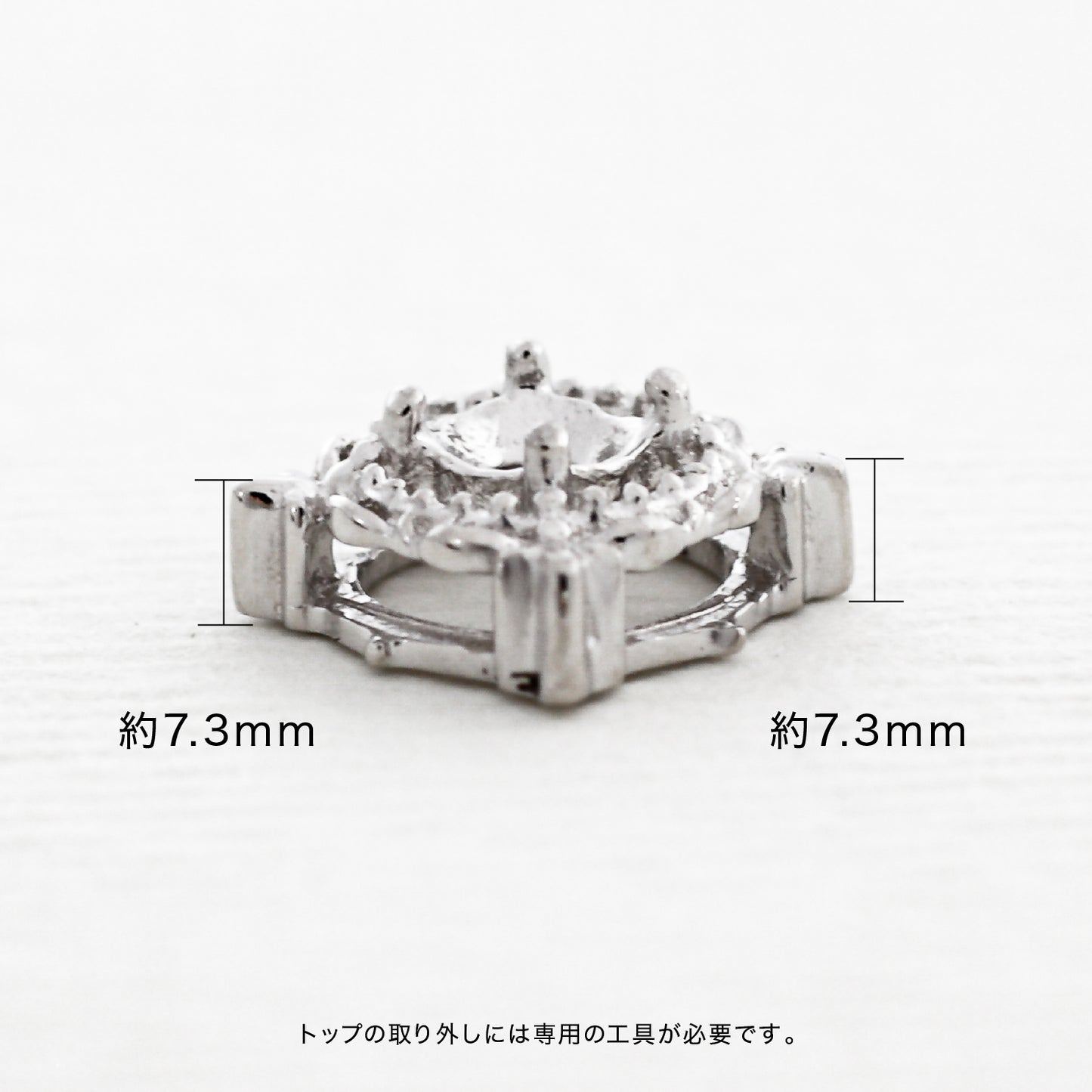【空枠】3.0mm丸 0.10ct ペンダント | wk51374