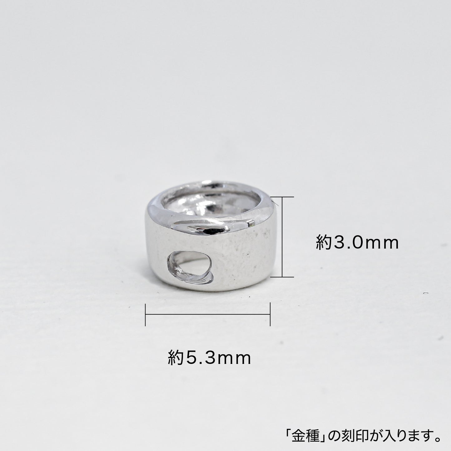 【空枠】4.3mm丸 0.30ct 覆輪ペンダント | wk53630