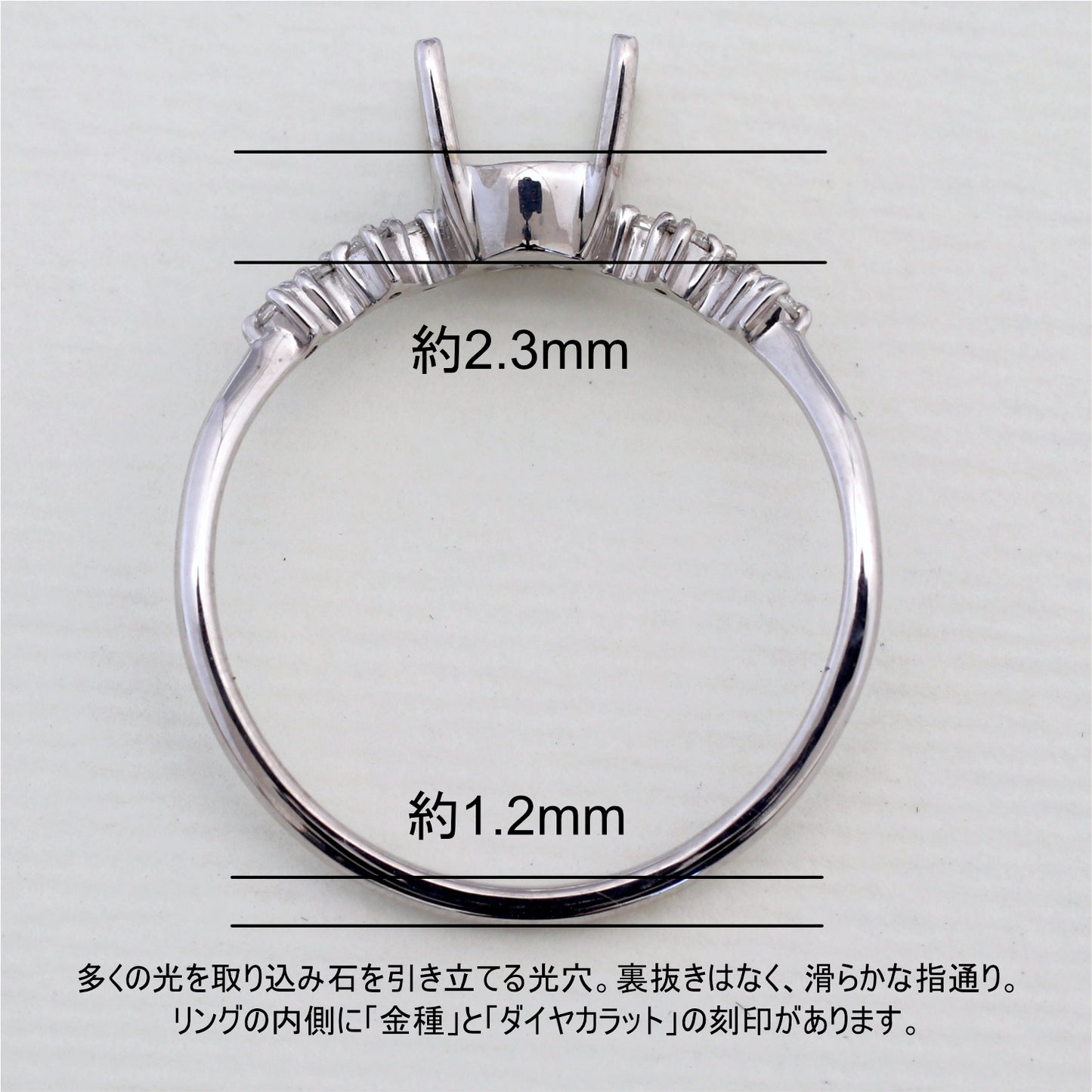 【空枠】5mm丸 リング | wkcor-647