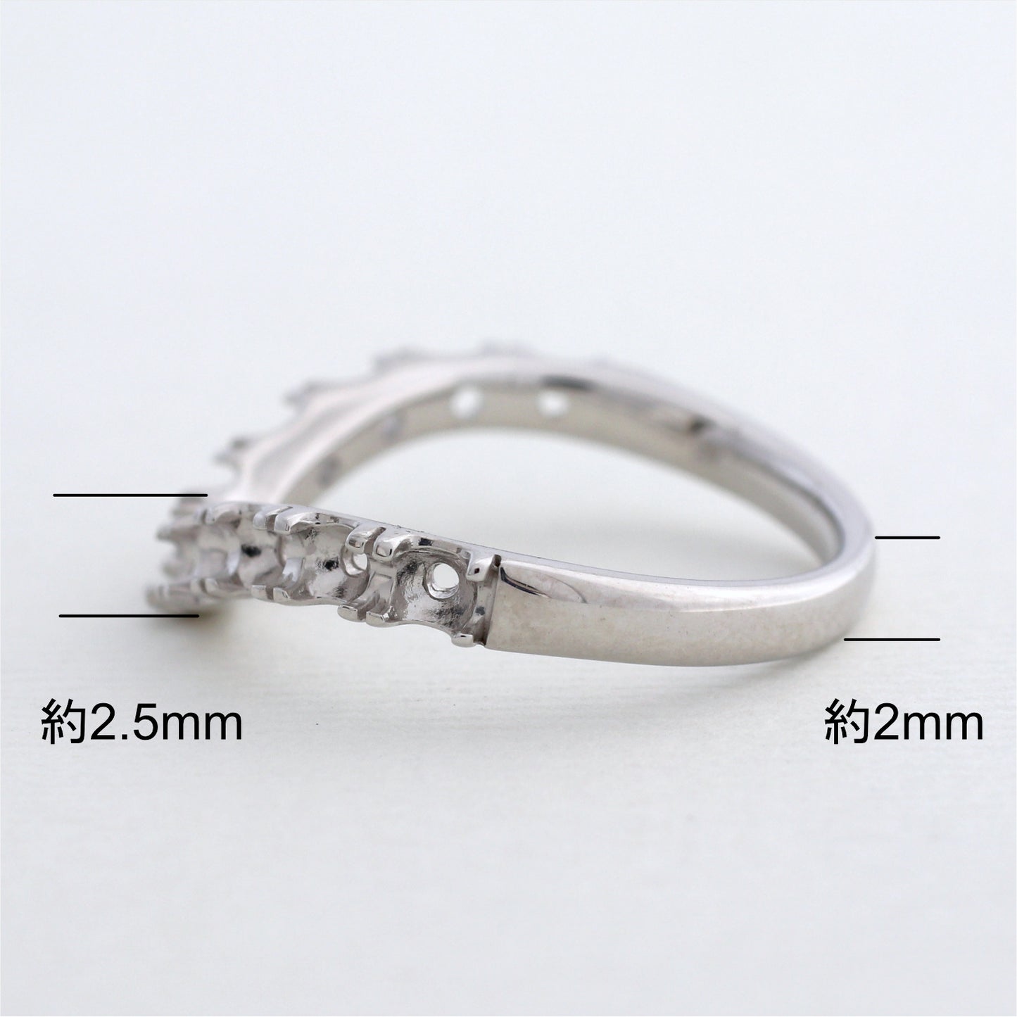 【空枠】2.5mm丸 リング | wkcor-649