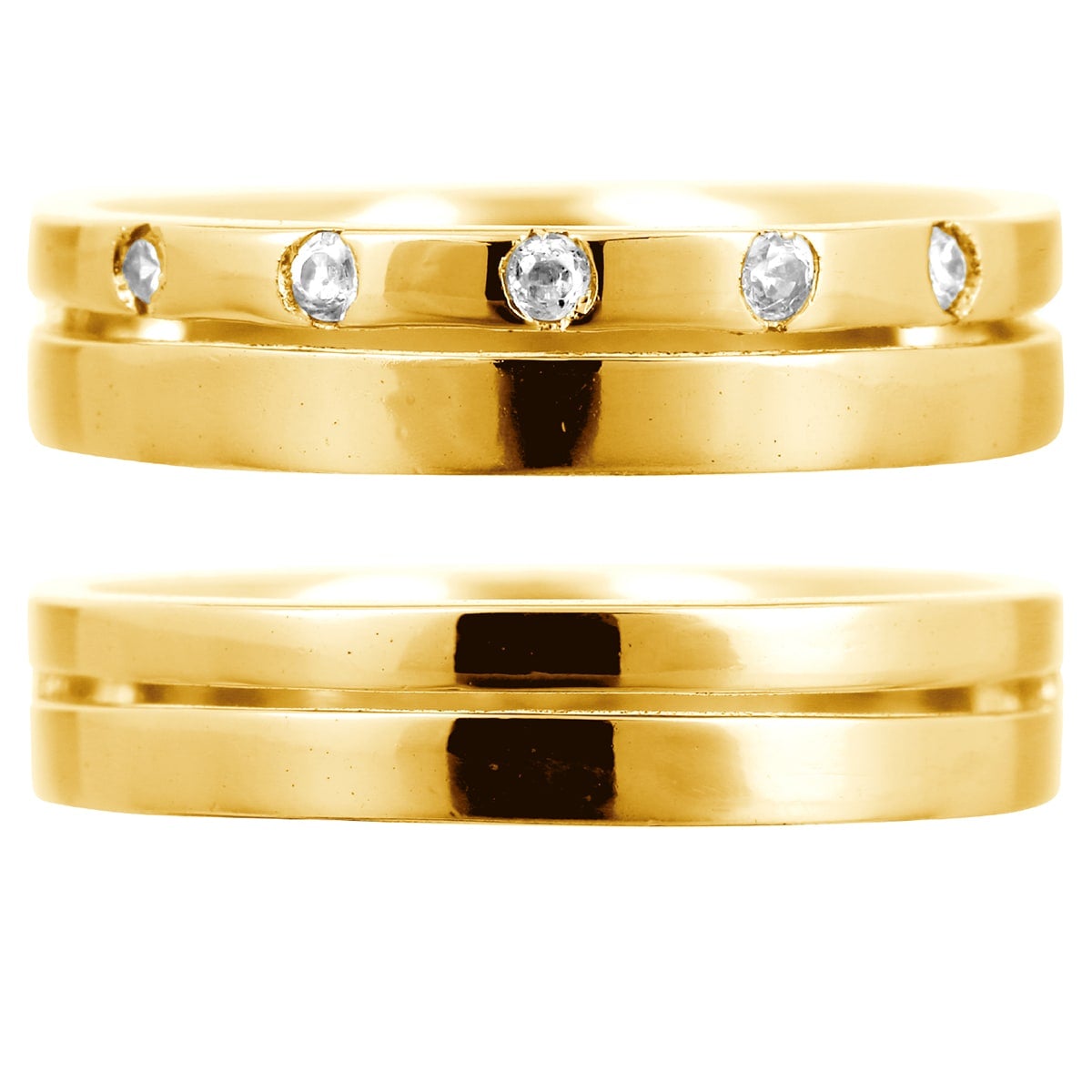 結婚指輪 ダイヤモンド 2本セット | 14712-14711