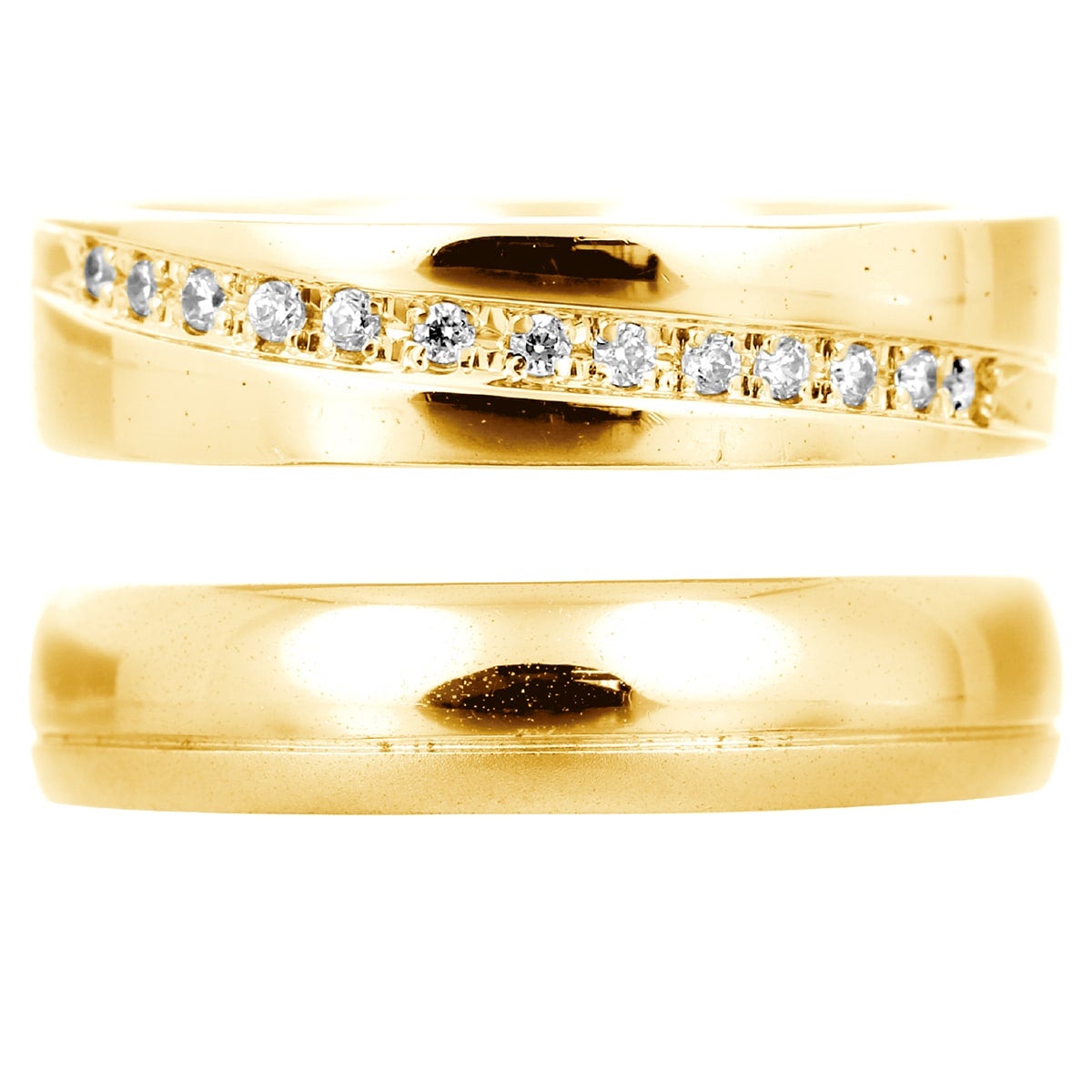 結婚指輪 ダイヤモンド 2本セット | 17481-17480