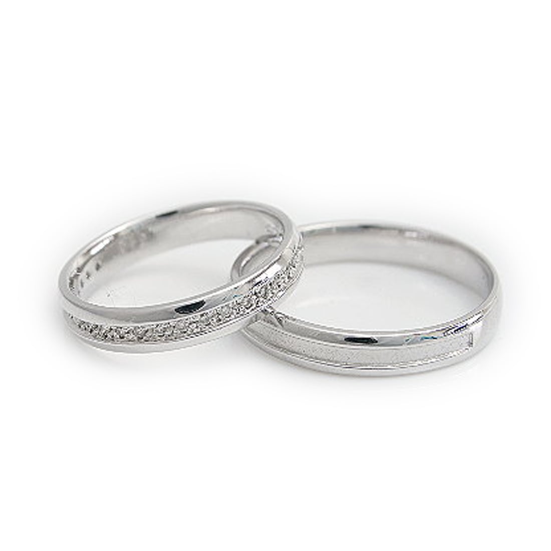 結婚指輪 ダイヤモンド 2本セット | 18341-18340