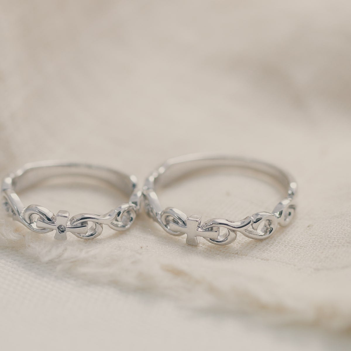 結婚指輪 ダイヤモンド 2本セット | 19013-19012