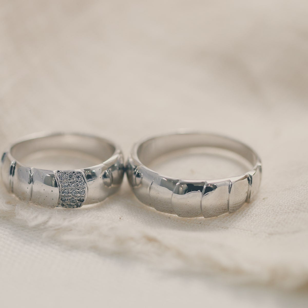 結婚指輪 ダイヤモンド 2本セット | 19267-19266