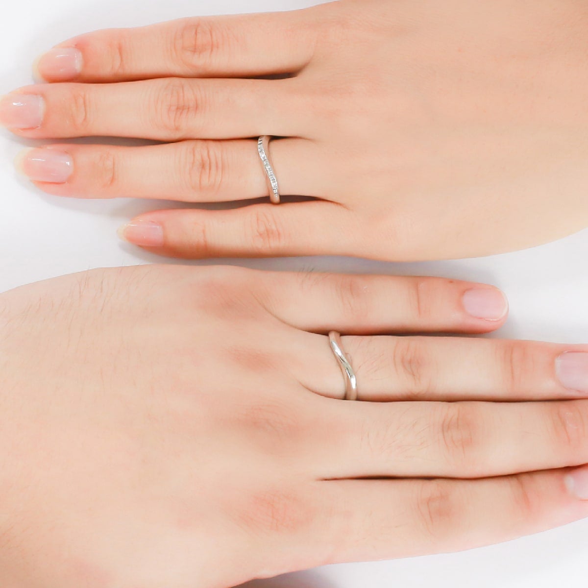結婚指輪 ダイヤモンド 2本セット | 19726-19725