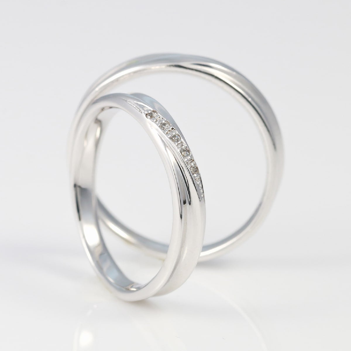 結婚指輪 ダイヤモンド 2本セット | 30341-30340