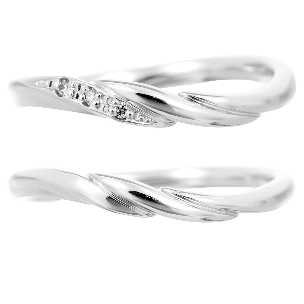 結婚指輪 ダイヤモンド 2本セット | 30406-30405