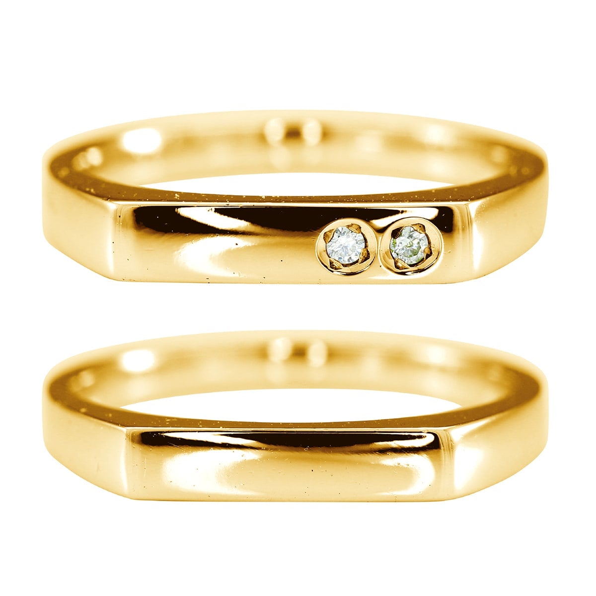 結婚指輪 ダイヤモンド 2本セット | 30420-30419