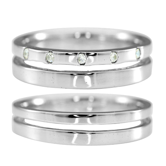 結婚指輪 ダイヤモンド 2本セット | 30422-30421