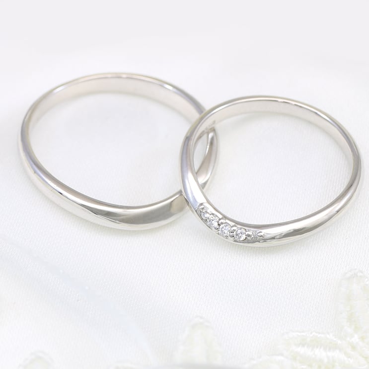 結婚指輪 ダイヤモンド 2本セット | 31533-31532