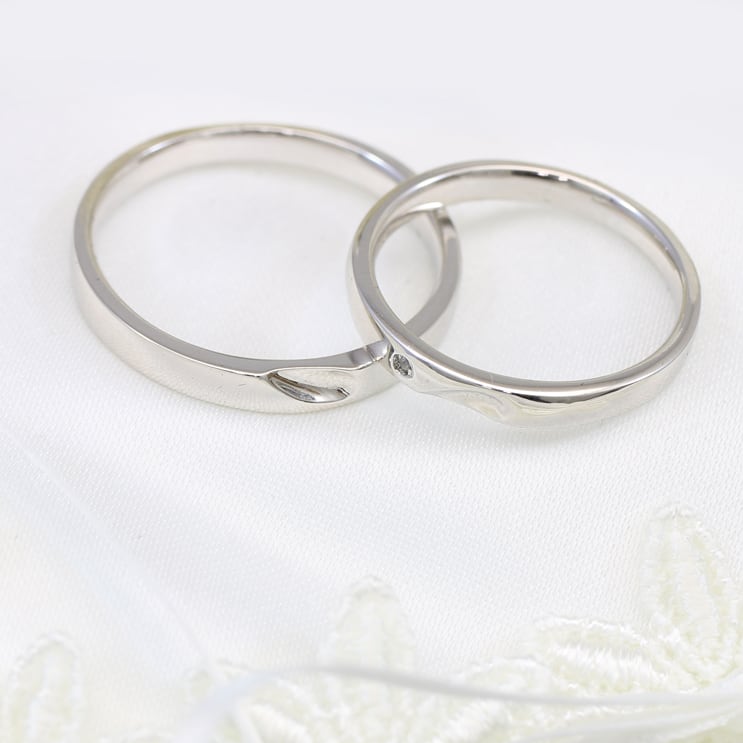 結婚指輪 ダイヤモンド 2本セット | 31550-31551