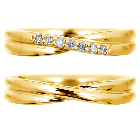 結婚指輪 ダイヤモンド 2本セット | 31598-31597
