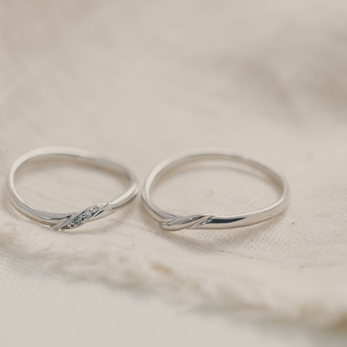 結婚指輪 ダイヤモンド 2本セット | 31876-31875