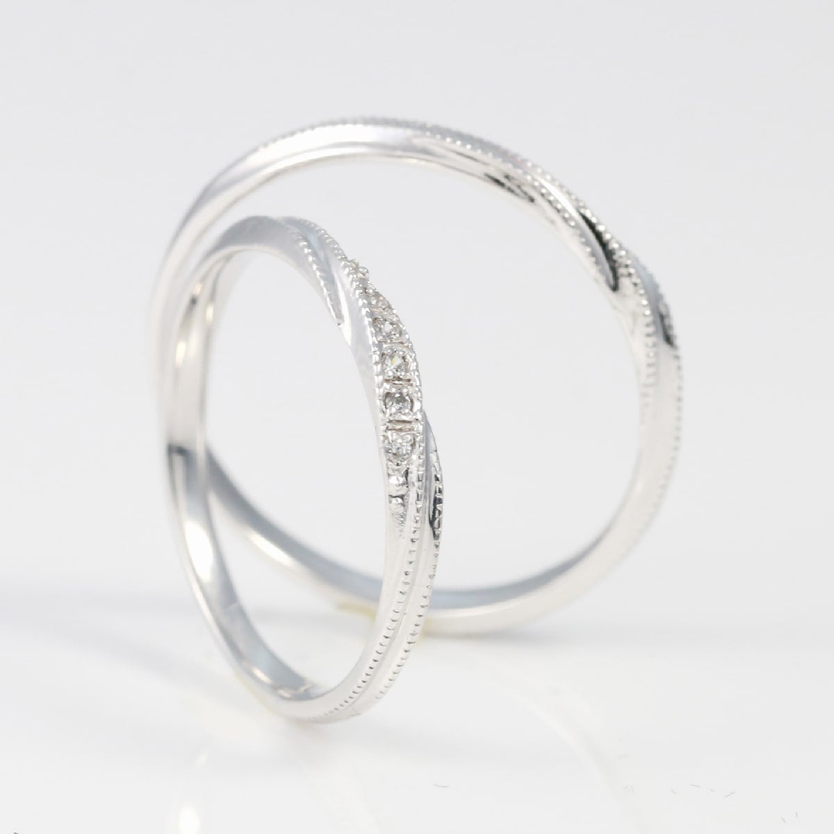 結婚指輪 ダイヤモンド 2本セット | 32028-32027