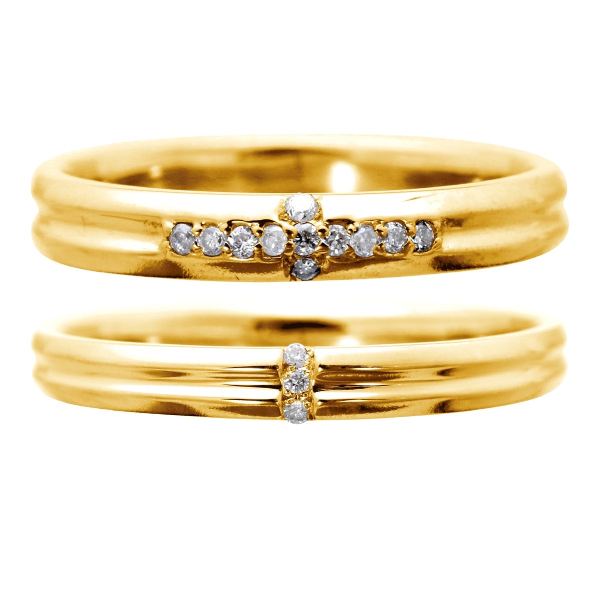 結婚指輪 ダイヤモンド 2本セット | 32274-32273