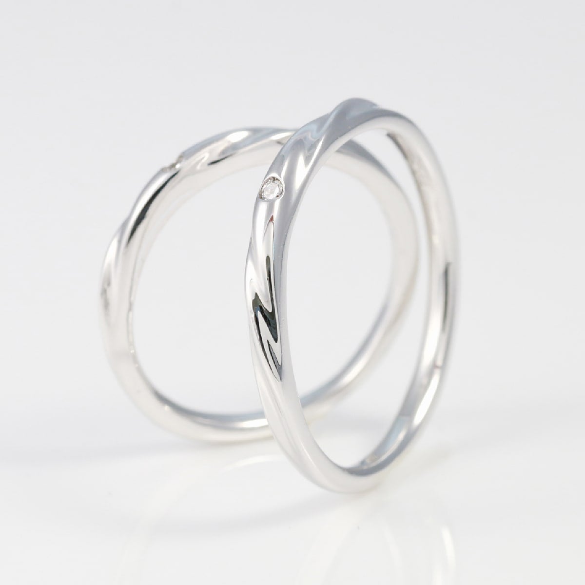 結婚指輪 ダイヤモンド 2本セット | 32535-32534