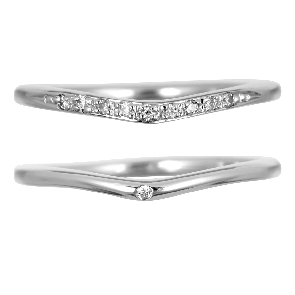 結婚指輪 ダイヤモンド 2本セット | 32541-32540