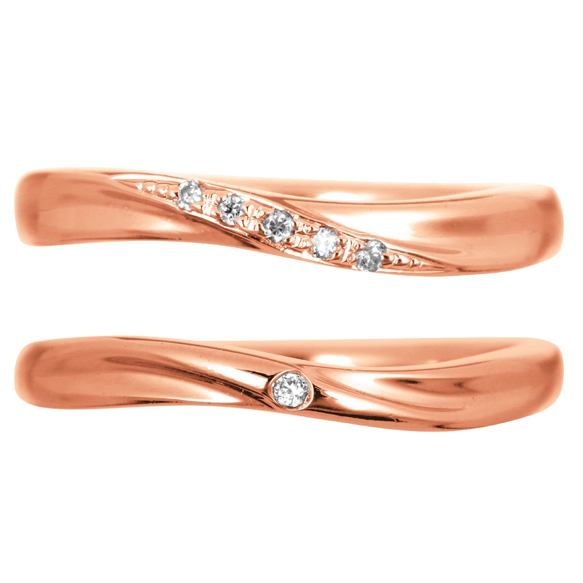結婚指輪 ダイヤモンド 2本セット | 32545-32544