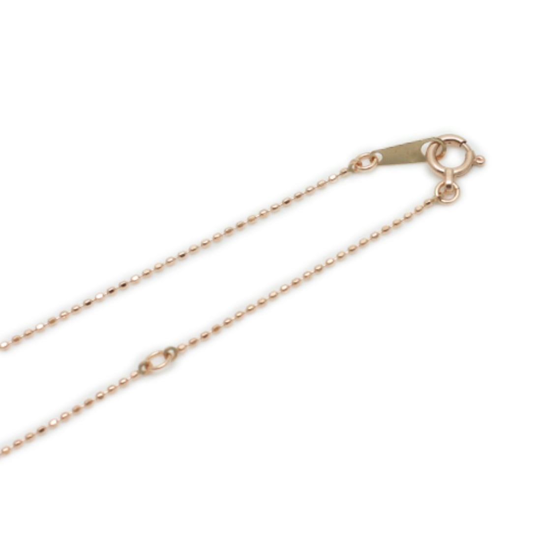 ネックレス チェーン カットボール 幅0.8mm 長さ40cm | chain
