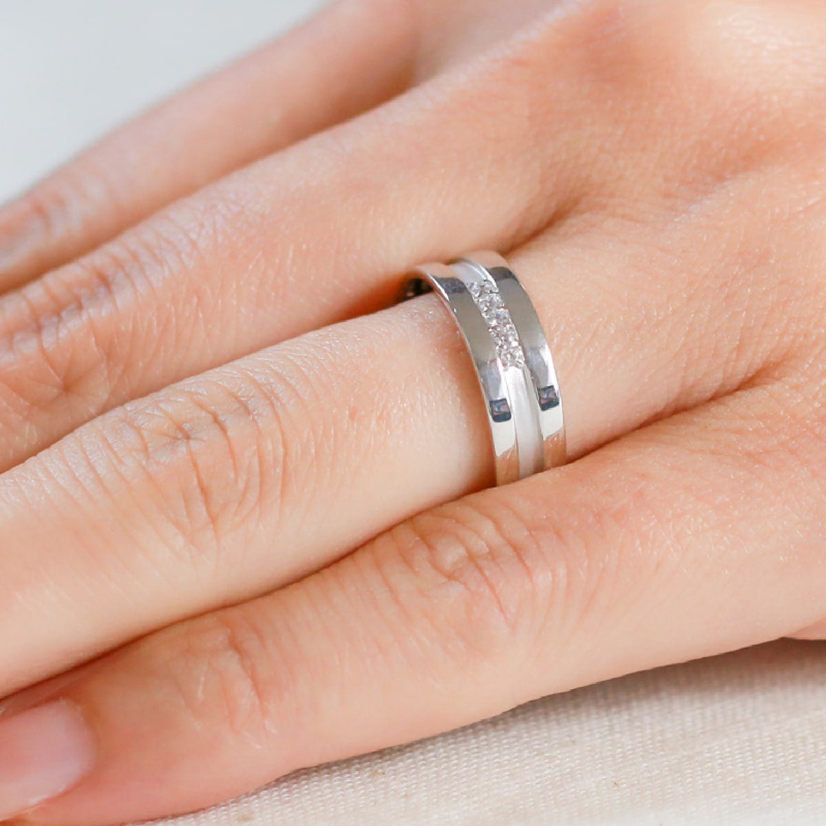 結婚指輪 ダイヤモンド 2本セット | dr3755dr3754