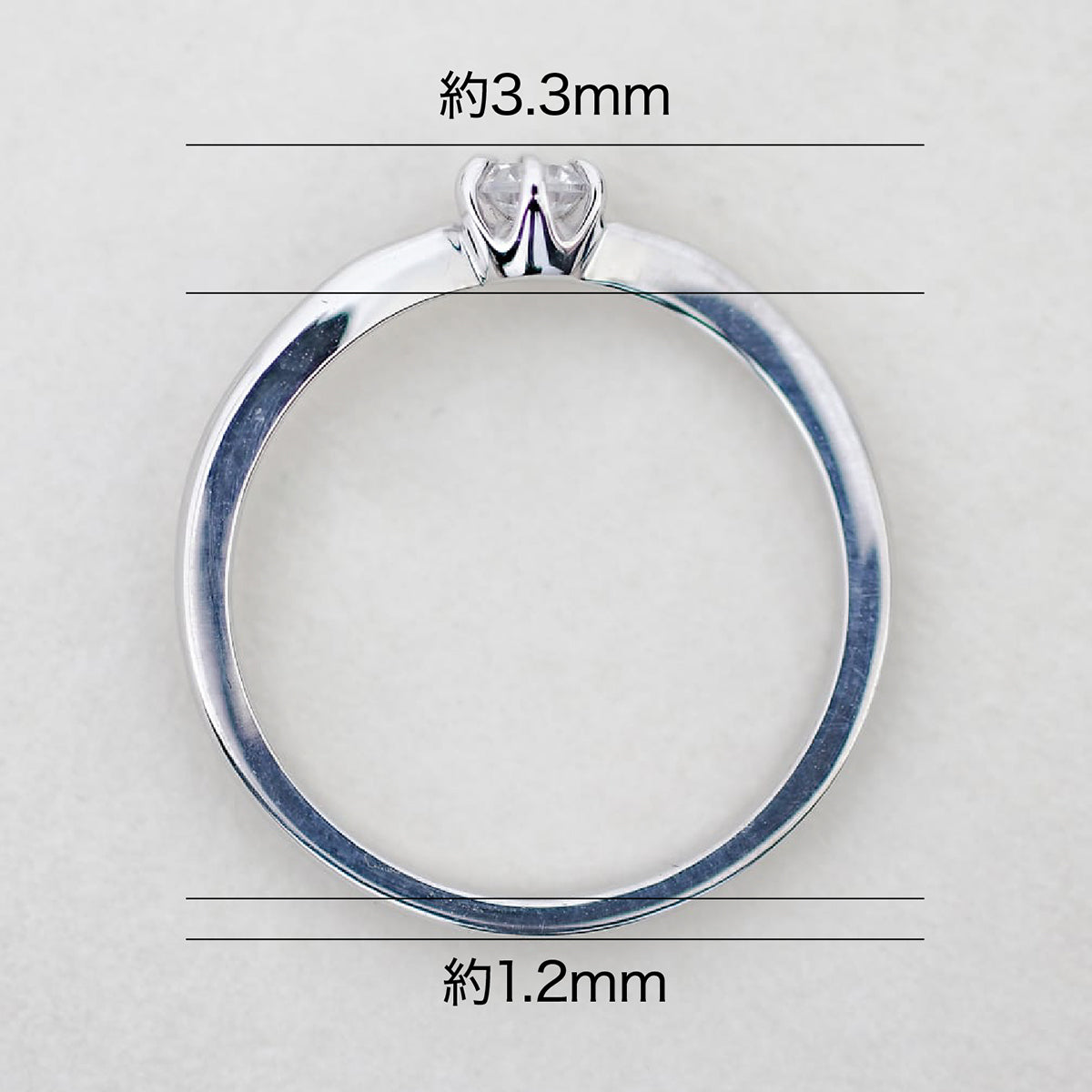 【空枠】3.8mm丸 0.20ct カーブデザイン 結婚指輪 | wkrh8