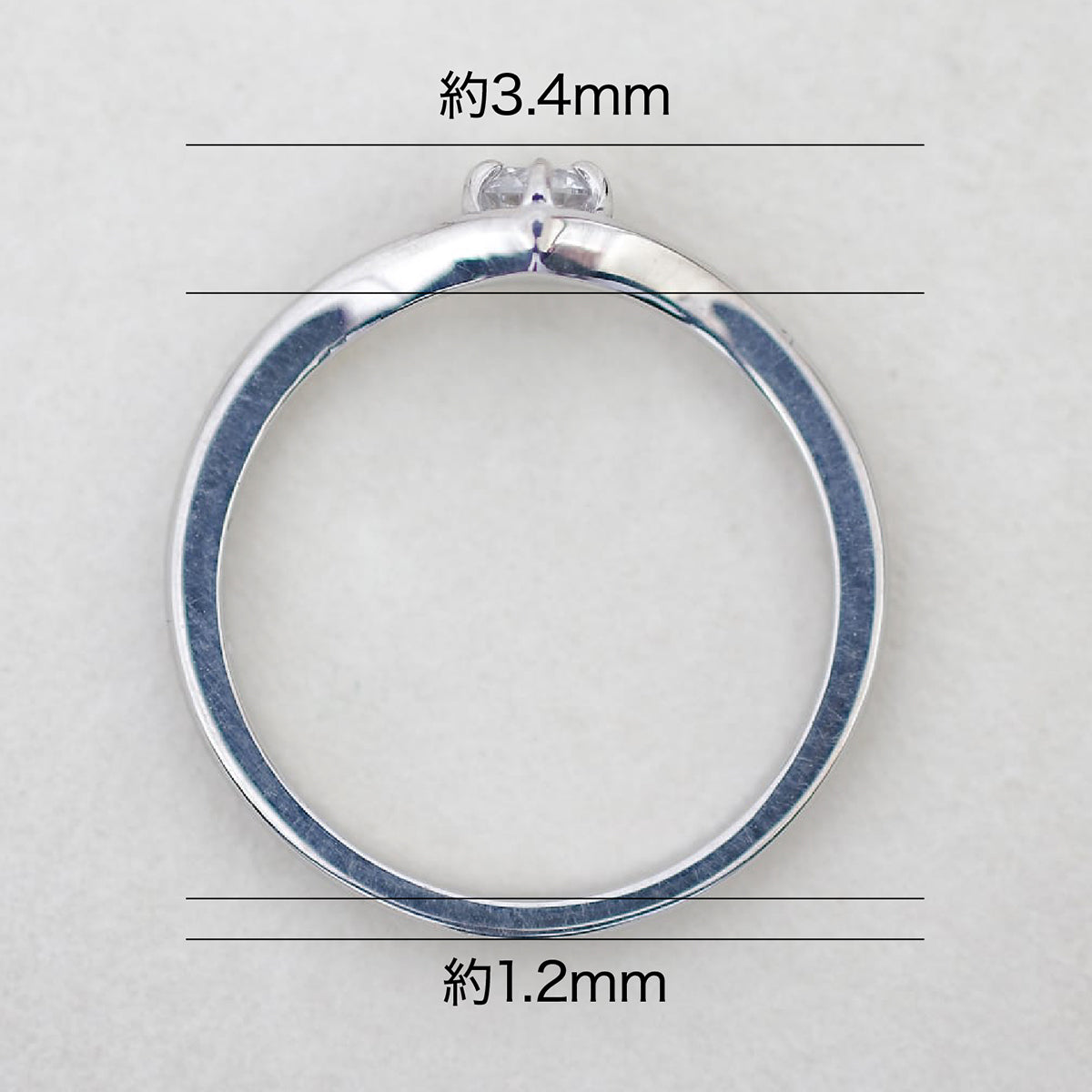 【空枠】3.8mm丸 0.20ct Vラインデザイン 結婚指輪 | wkrh9